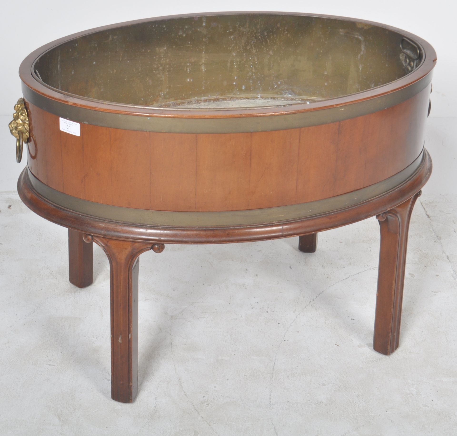 18TH CENTURY GEORGE III MAHOGANY WINE COOLER - Image 2 of 8