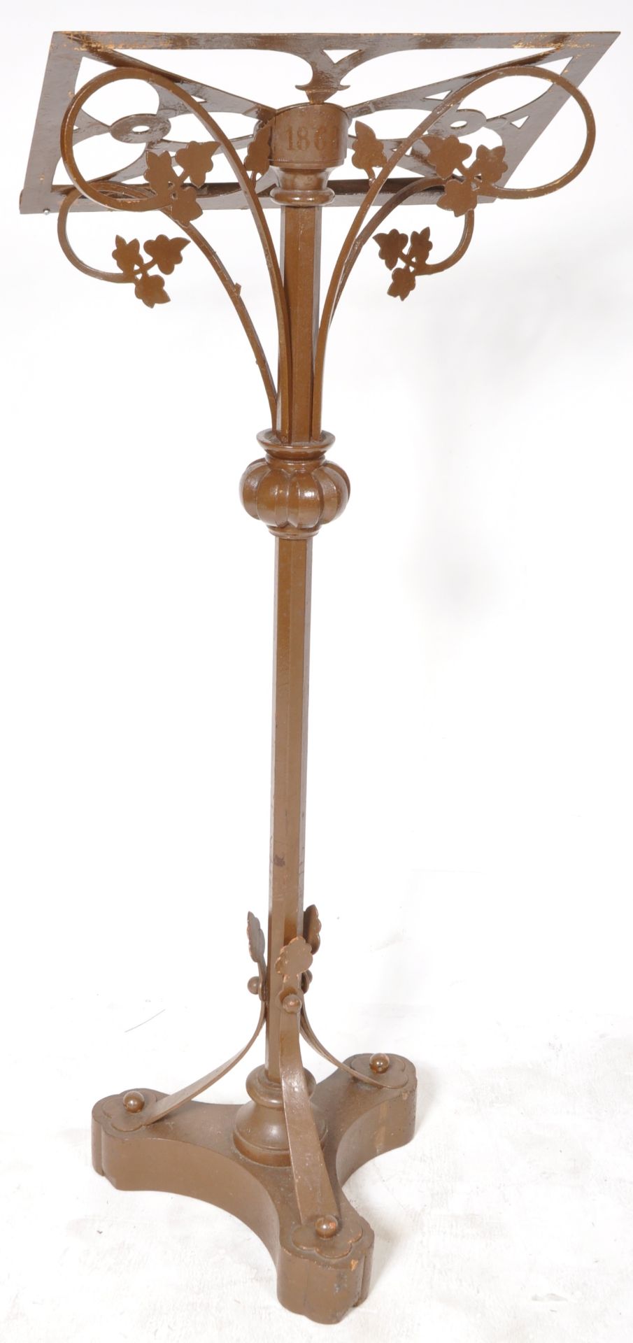 20TH CENTURY WROUGHT IRON LECTERN MUSIC STAND - Image 5 of 5
