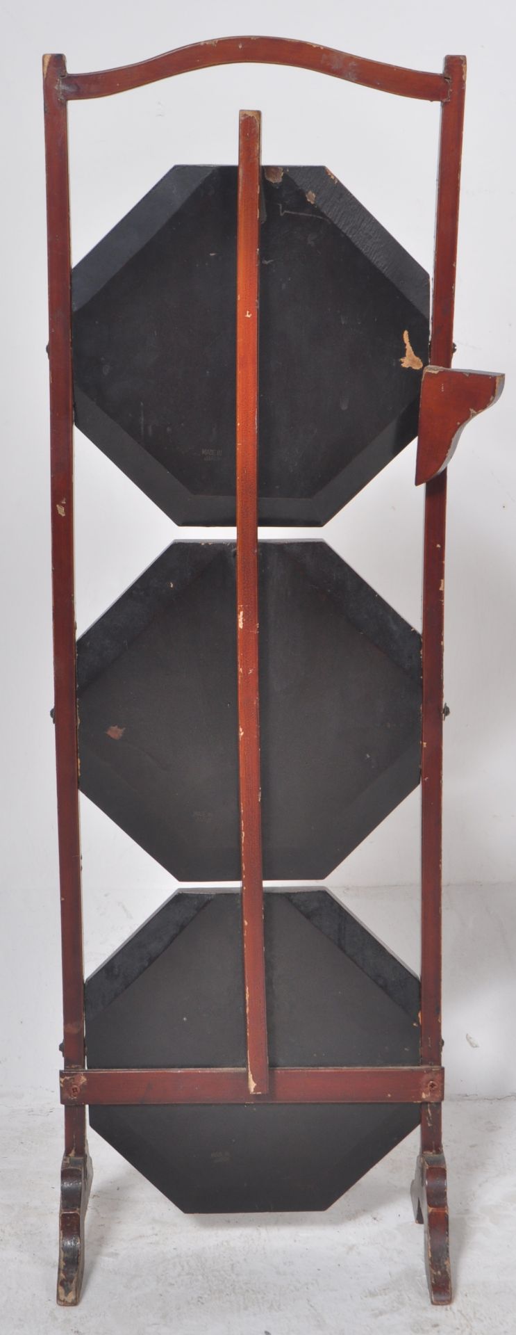 19TH CENTURY CHINESE THREE TIER CAKE / PLATE STAND - Image 8 of 8