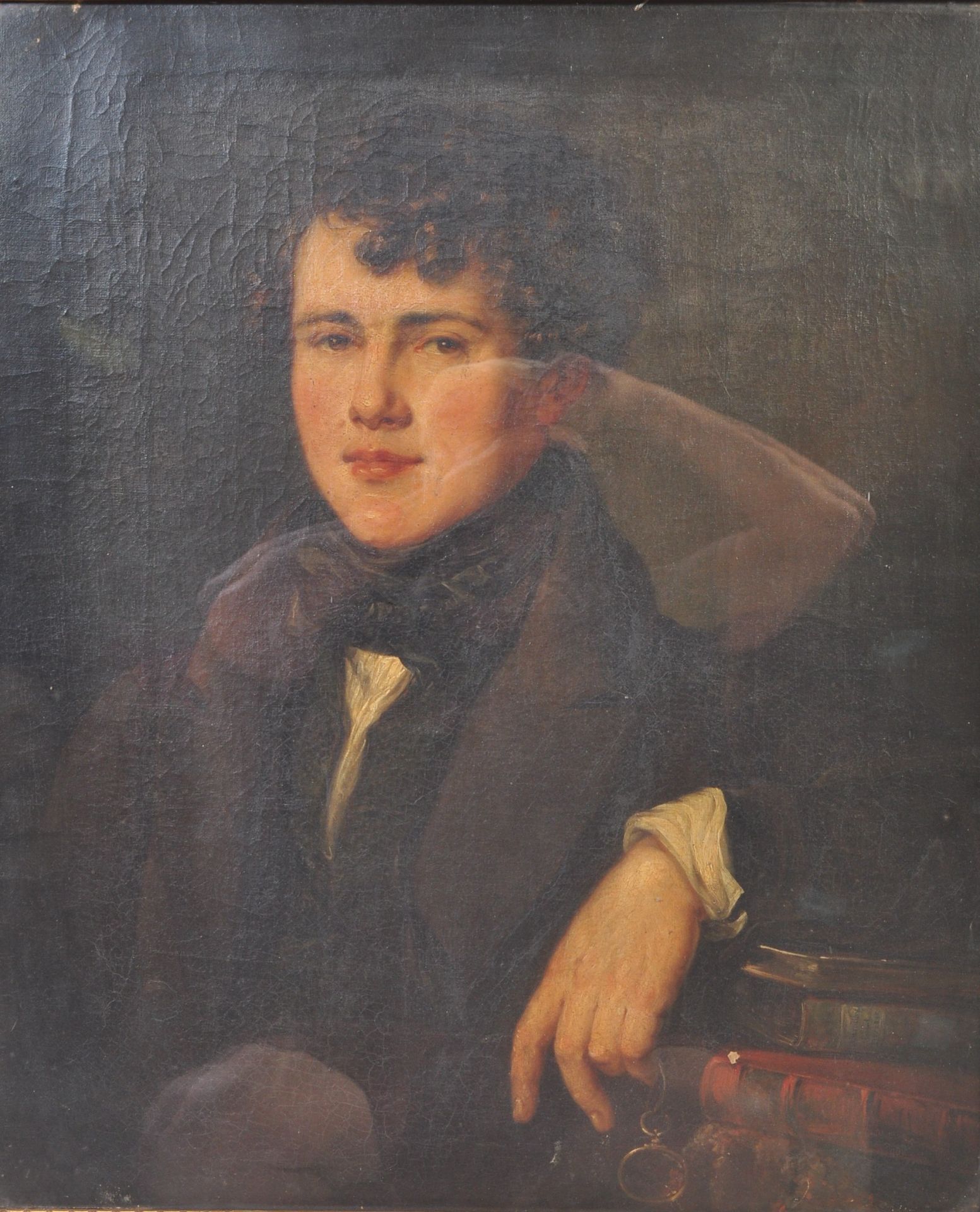 19TH CENTURY OIL PORTRAIT OF A GENTLEMAN - Image 2 of 5