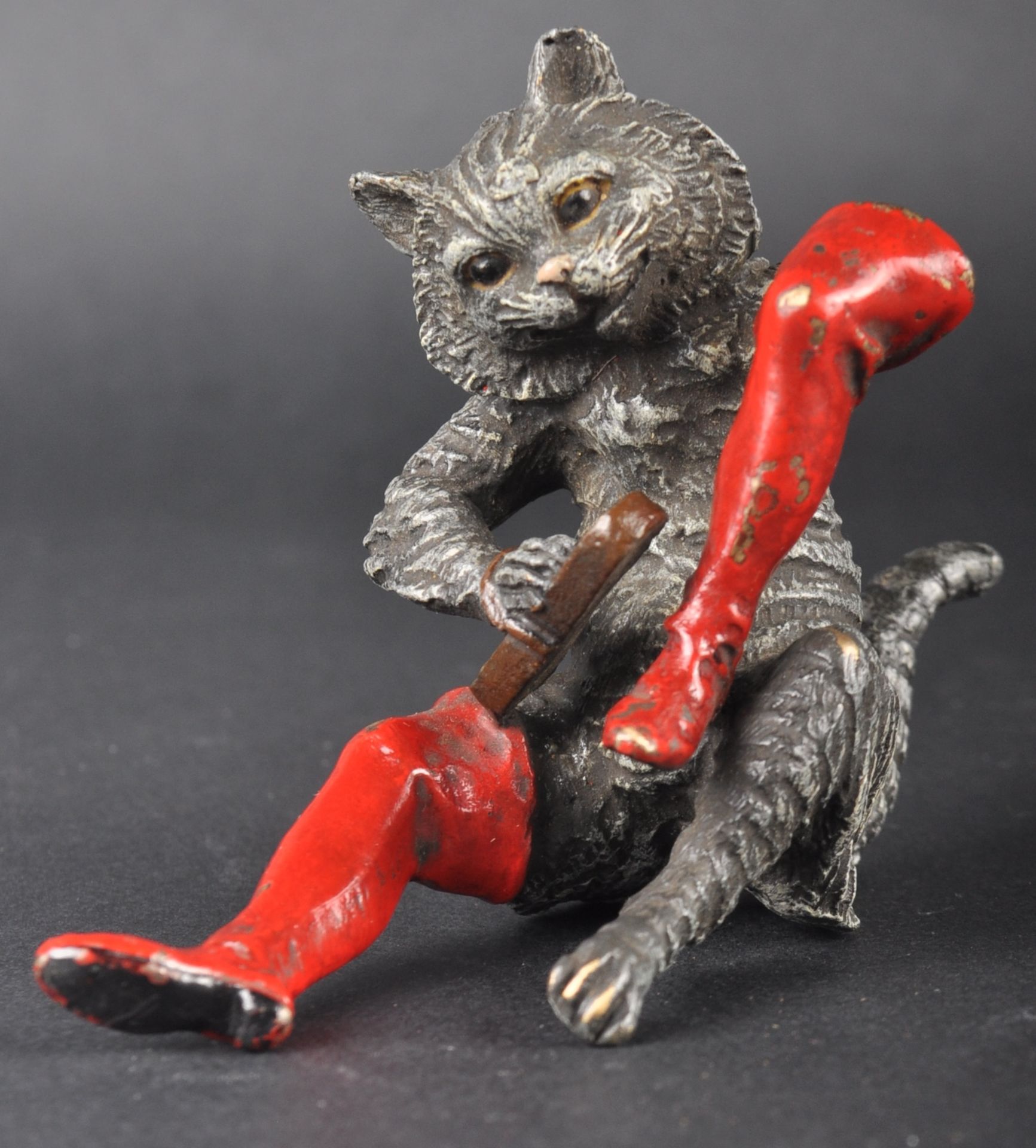 FRANZ BERGMAN - AUSTRIAN BRONZE - PUSS IN BOOTS - Image 2 of 6