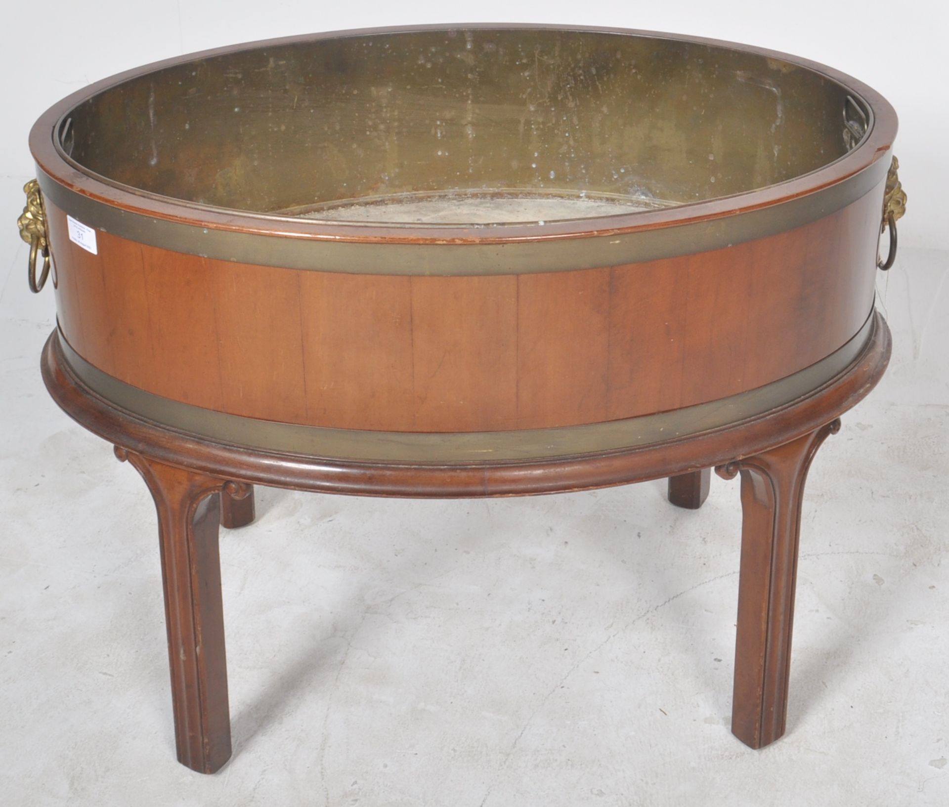 18TH CENTURY GEORGE III MAHOGANY WINE COOLER - Image 3 of 8