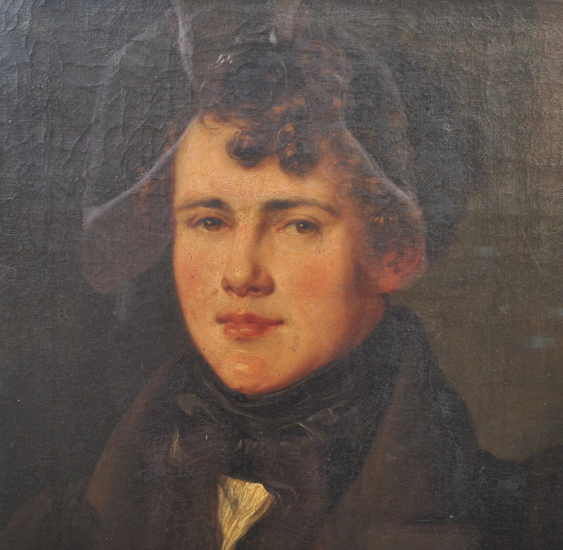 19TH CENTURY OIL PORTRAIT OF A GENTLEMAN - Image 3 of 5