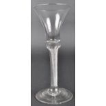 18TH CENTURY MULTI SPIRAL AIR TWIST WINE GLASS