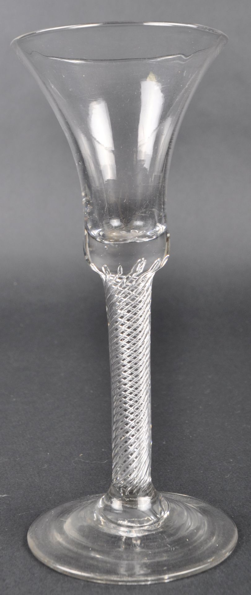 18TH CENTURY MULTI SPIRAL AIR TWIST WINE GLASS