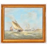 MAX PARSONS ARCA - OIL ON BOARD MARITIME SCENE