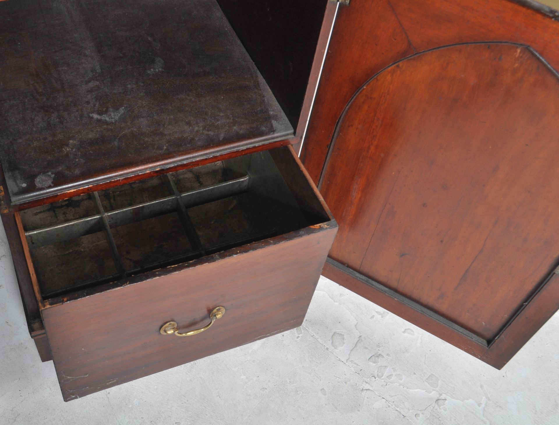 PAIR OF 19TH CENTURY MAHOGANY INLAID PEDESTAL CABINETS - Image 7 of 9