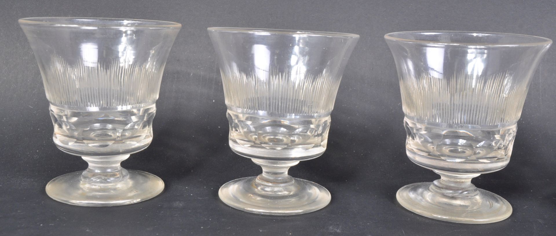 SET OF EARLY 19TH CENTURY GEORGIAN LIQUEUR GLASSES - Image 6 of 9