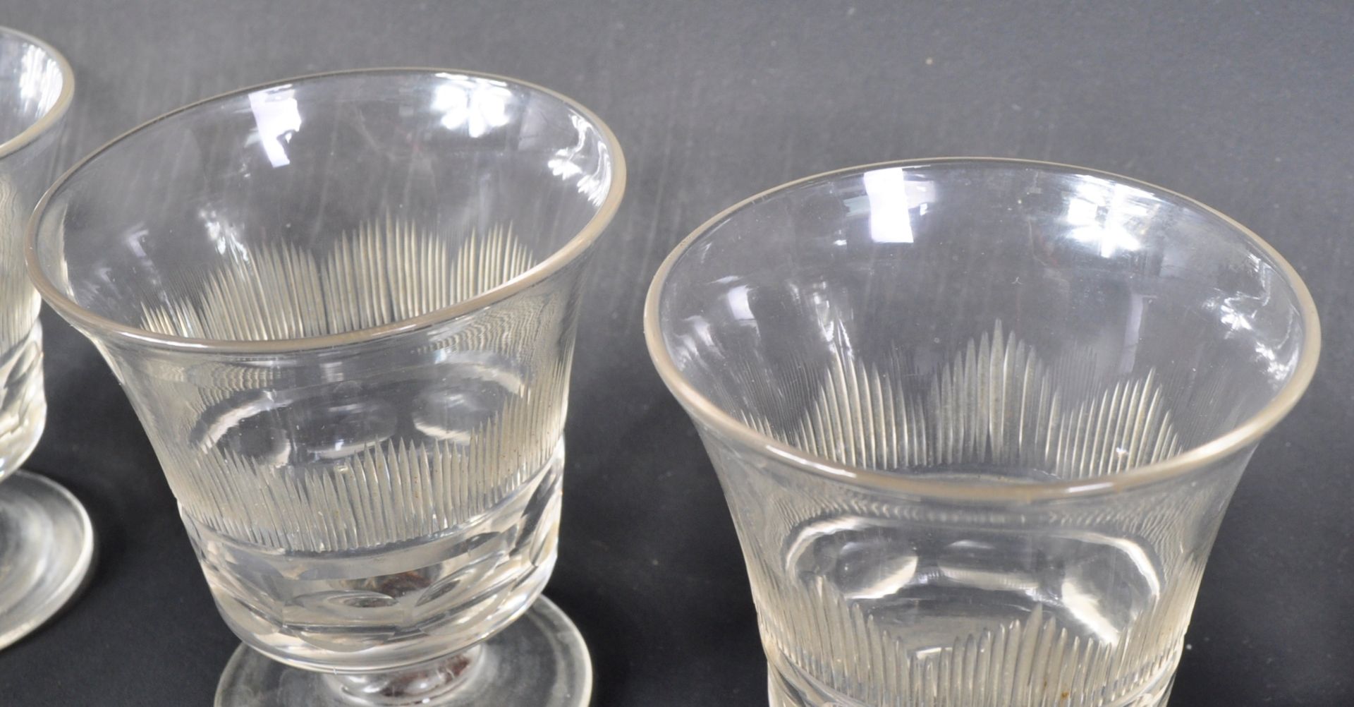SET OF EARLY 19TH CENTURY GEORGIAN LIQUEUR GLASSES - Image 4 of 9