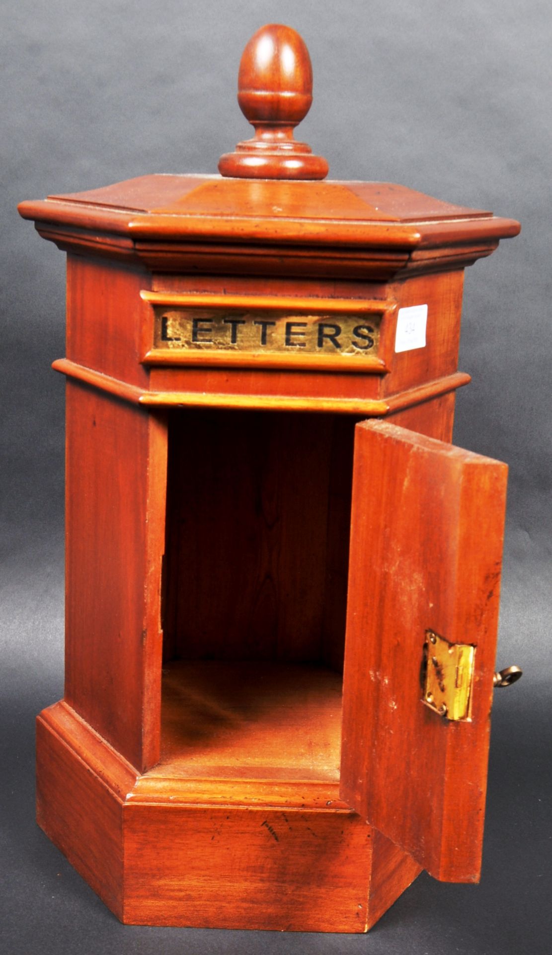 EDWARDIAN MANNER COUNTRY HOUSE HOTEL TABLETOP LETTER BOX - Bild 6 aus 6