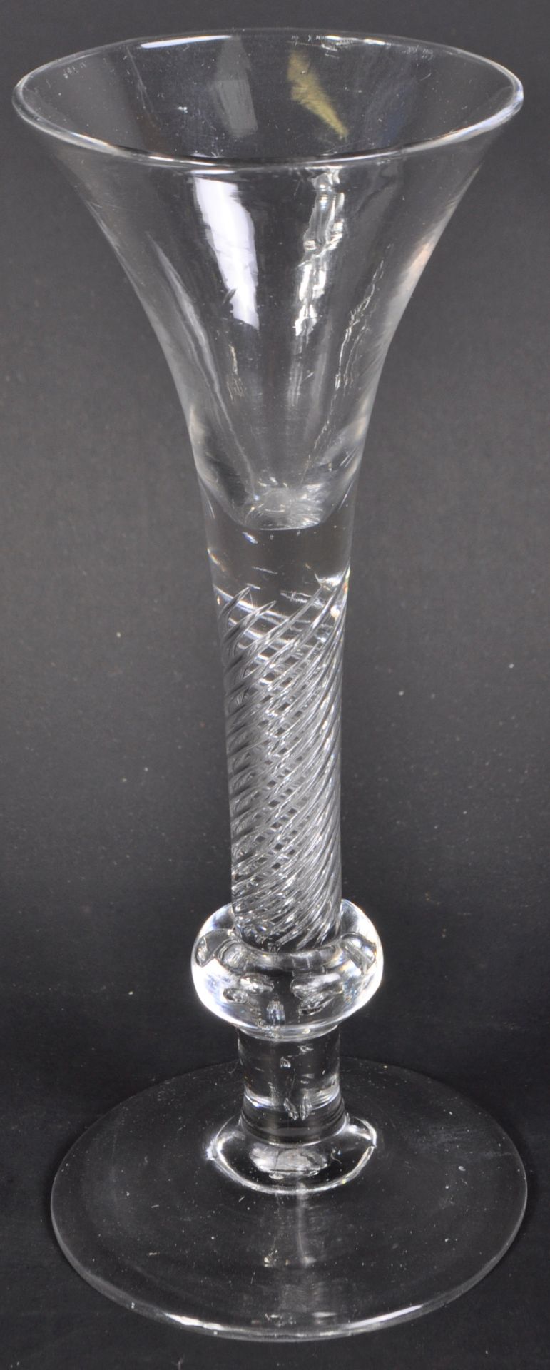 MID 18TH CENTURY COMPOSITE STEM WINE GLASS - Image 2 of 6