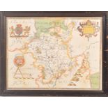 BELIEVED 16TH CENTURY 1577 CHRISTOPHER SAXON MAP