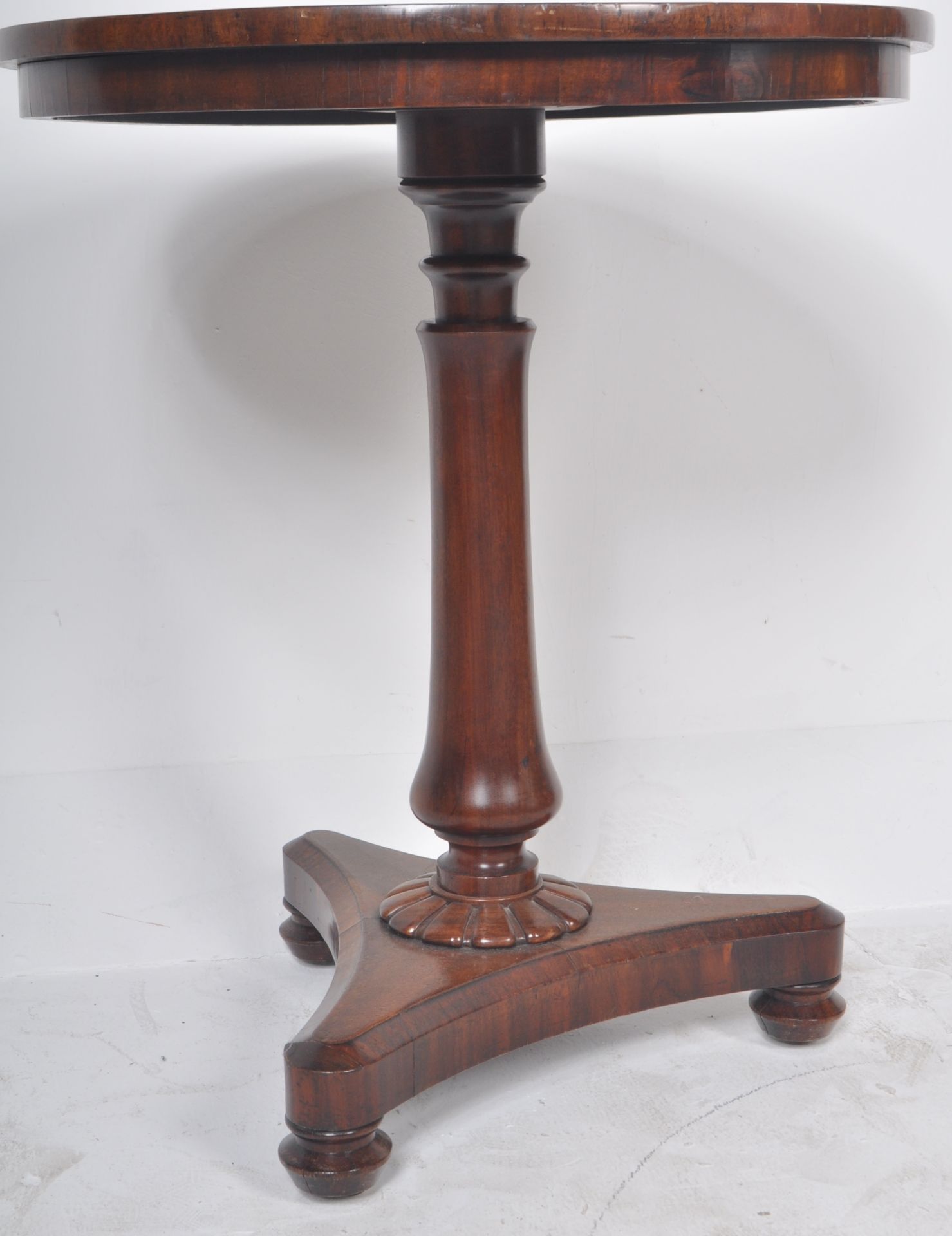 19TH CENTURY MAHOGANY SIDE OCCASIONAL WINE TABLE - Image 5 of 6