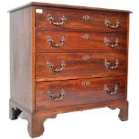 19TH CENTURY MAHOGANY BACHELOR'S CHEST OF DRAWERS