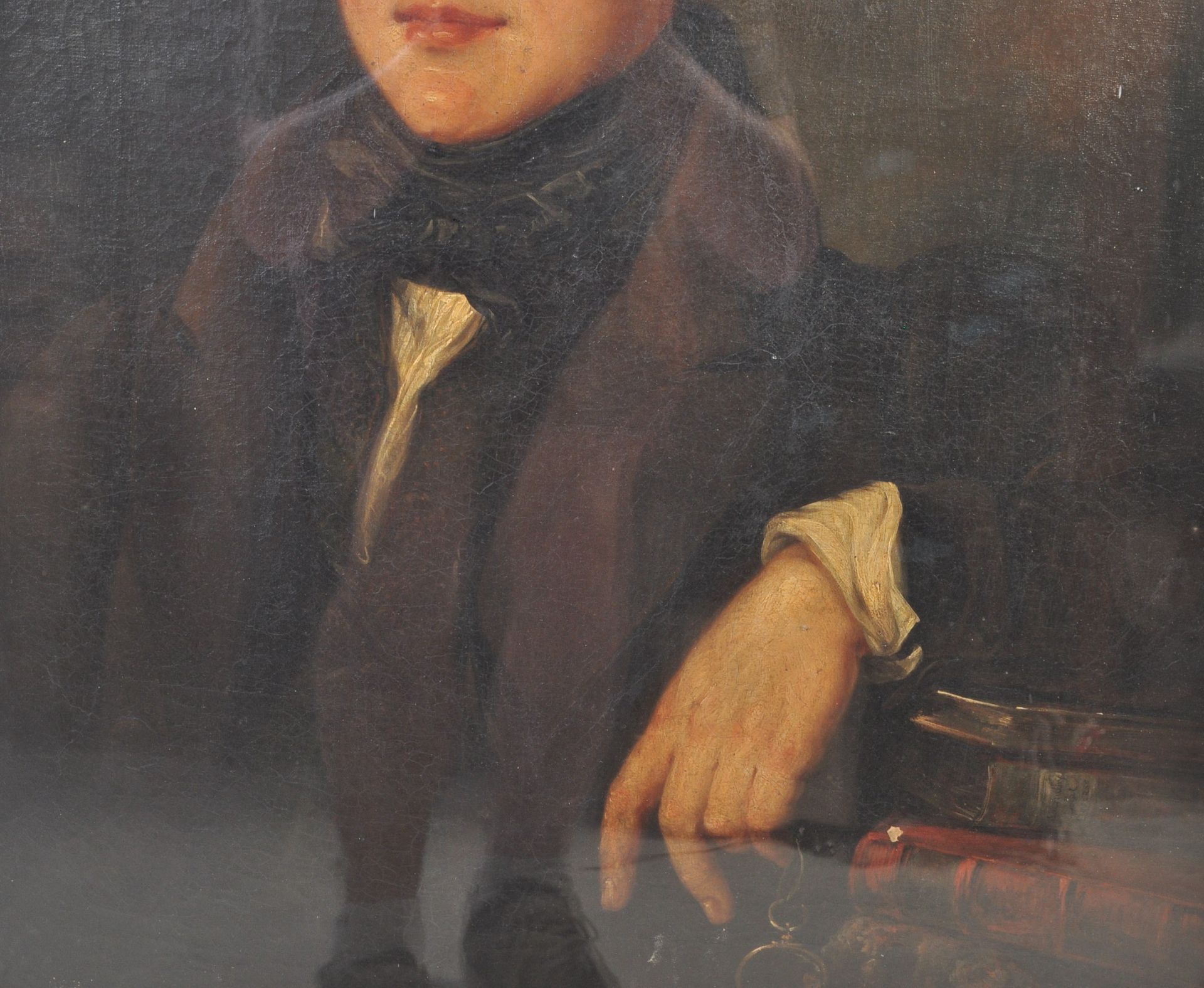 19TH CENTURY OIL PORTRAIT OF A GENTLEMAN - Image 4 of 5