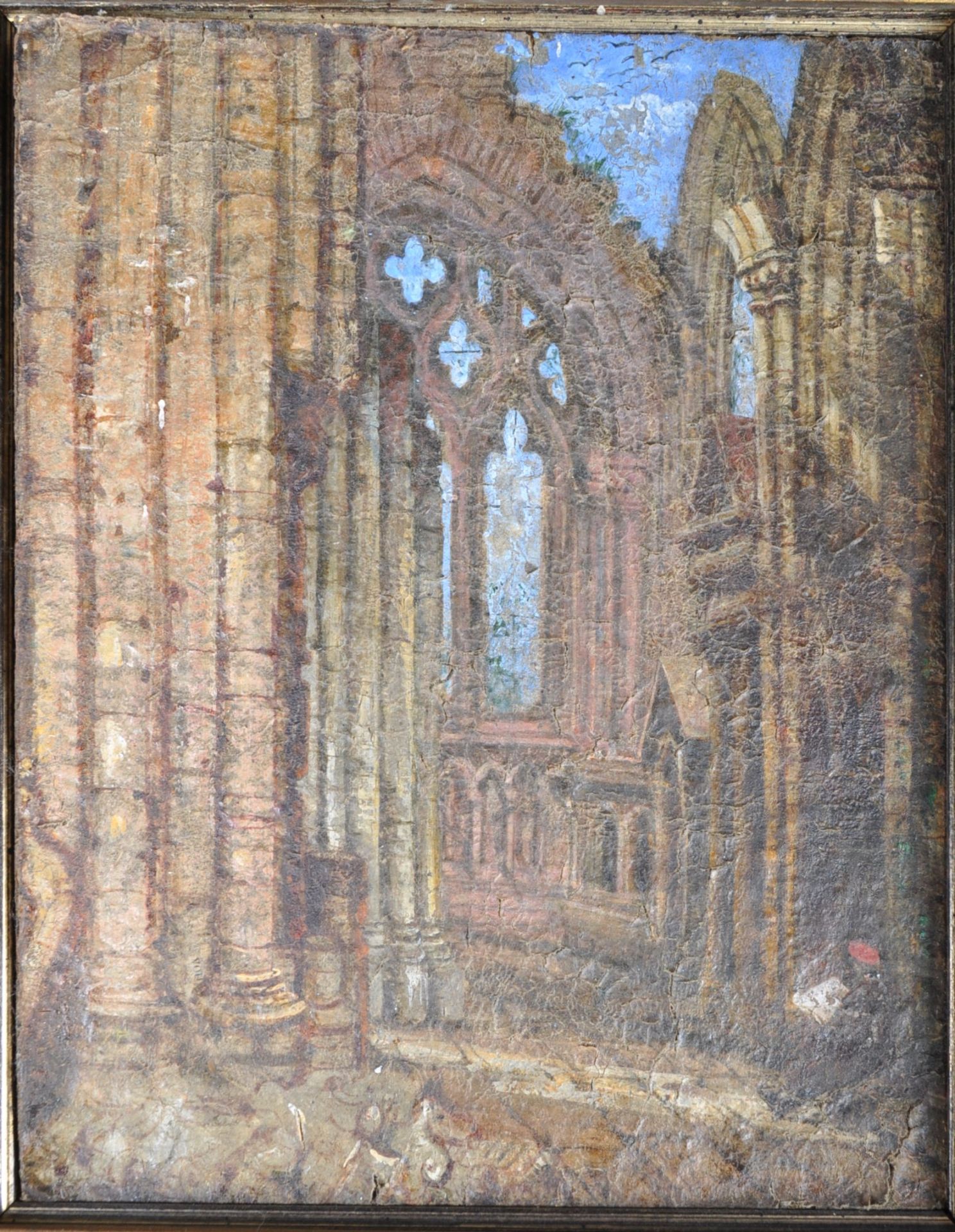 19TH CENTURY ITALIAN SCHOOL PAINTINGS OF RUINS - Bild 2 aus 5