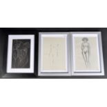 ERIC GILL (1882-1940) - THREE NUDE ENGRAVINGS 1ST EDITIONS