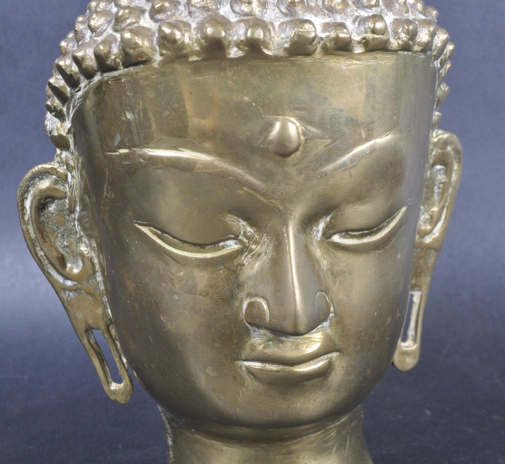 EARLY 20TH CENTURY CHINESE BUDDHA HEAD - Image 6 of 8