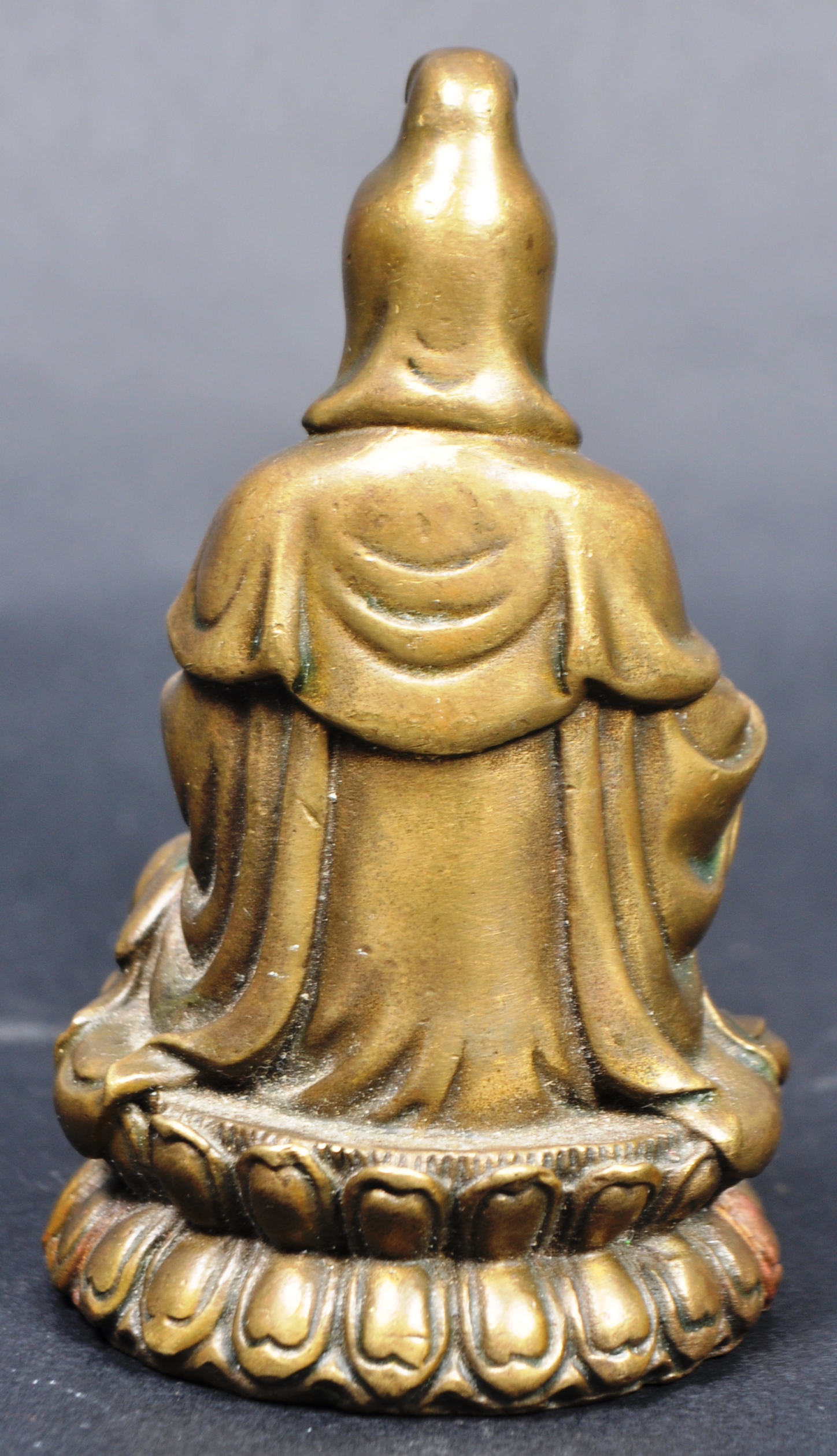 CHINESE REPUBLIC PERIOD BRONZE OF GUANYIN - Image 6 of 8