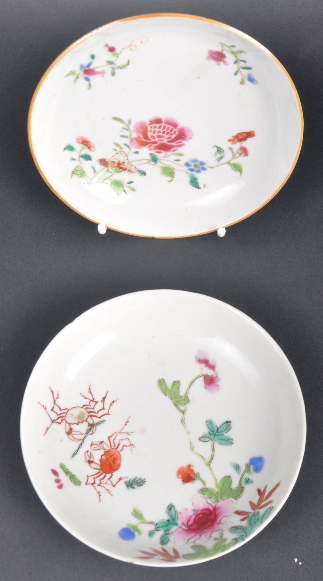 PAIR OF EARLY 18TH CENTURY CHINESE YONGZHENG PLATES - Image 2 of 5