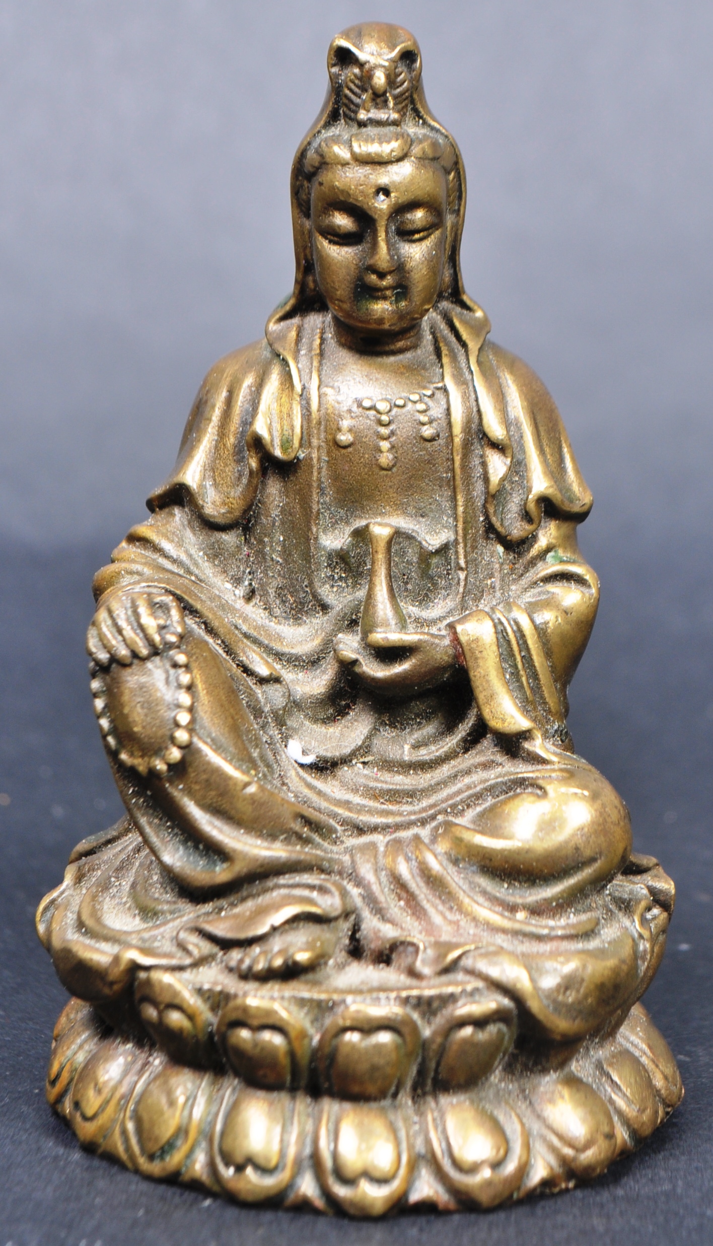 CHINESE REPUBLIC PERIOD BRONZE OF GUANYIN