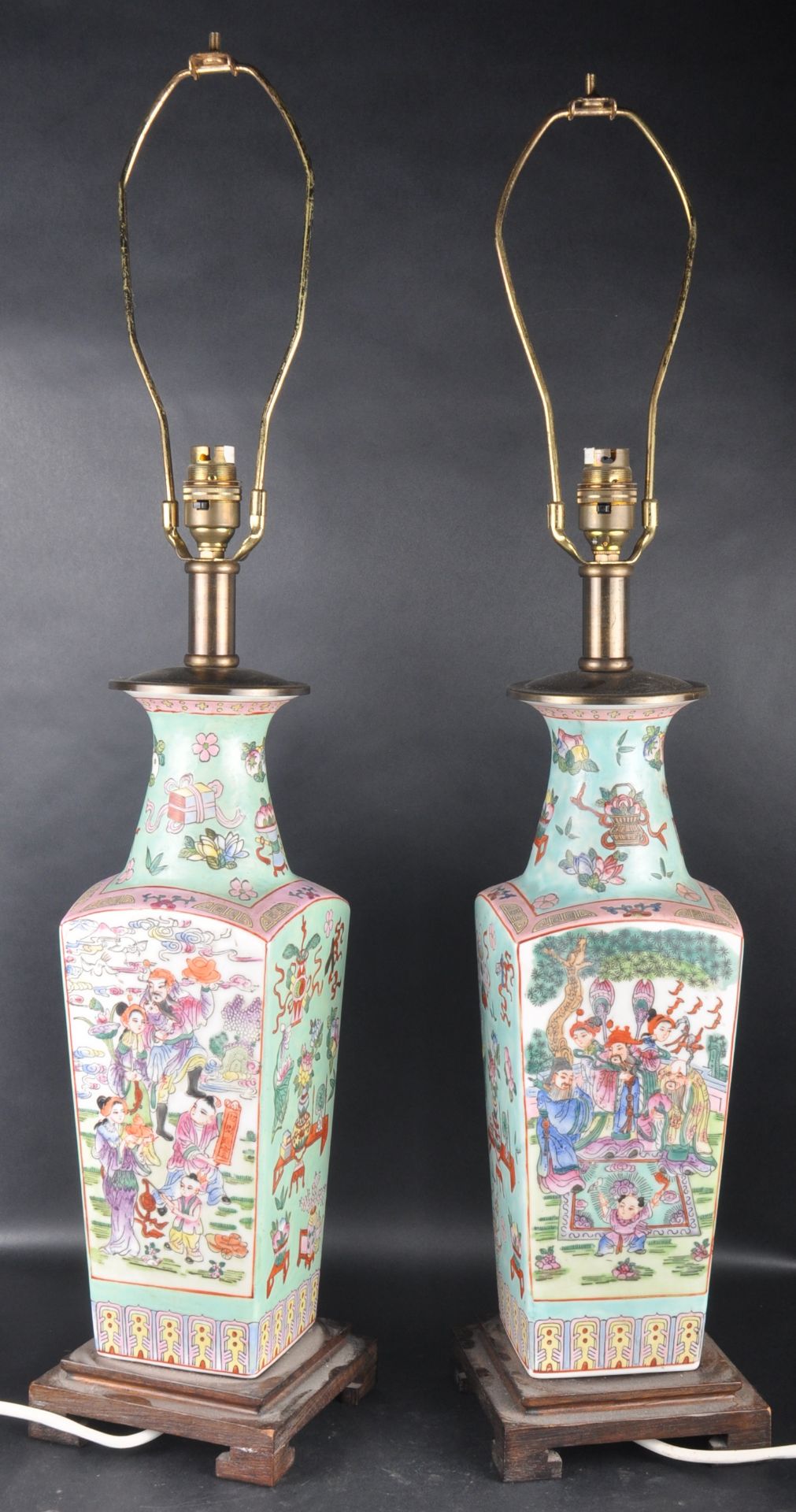 PAIR OF MAITLAND & SMITH CHINESE TABLE LAMPS - Image 5 of 7