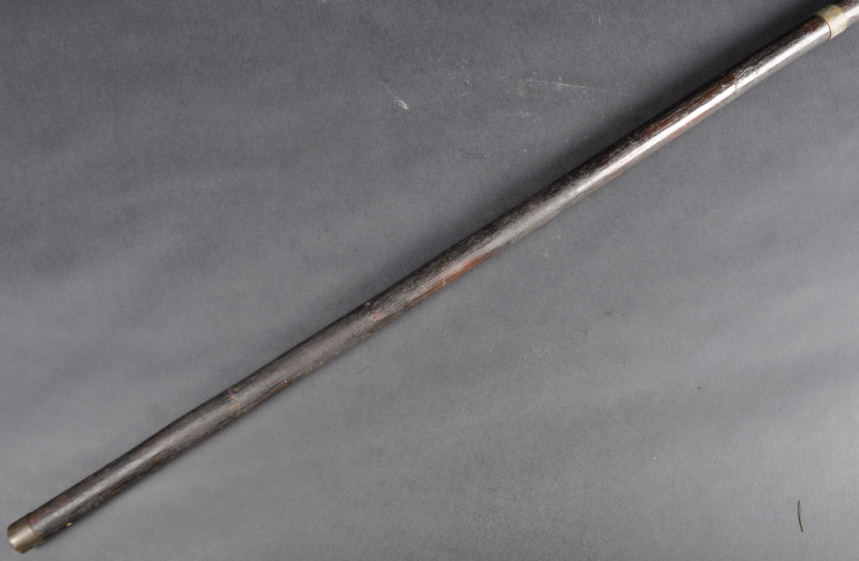 19TH CENTURY PERSIAN BULOVA STEEL WAR AXE - Image 5 of 5