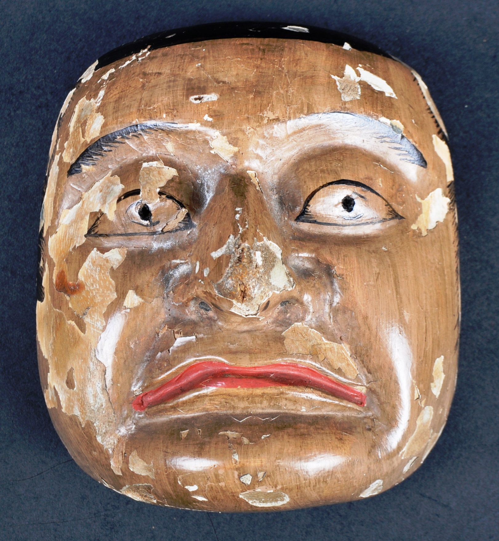 SET OF FOUR 19TH CENTURY JAPANESE NOH THEATRE MASKS - Image 3 of 8