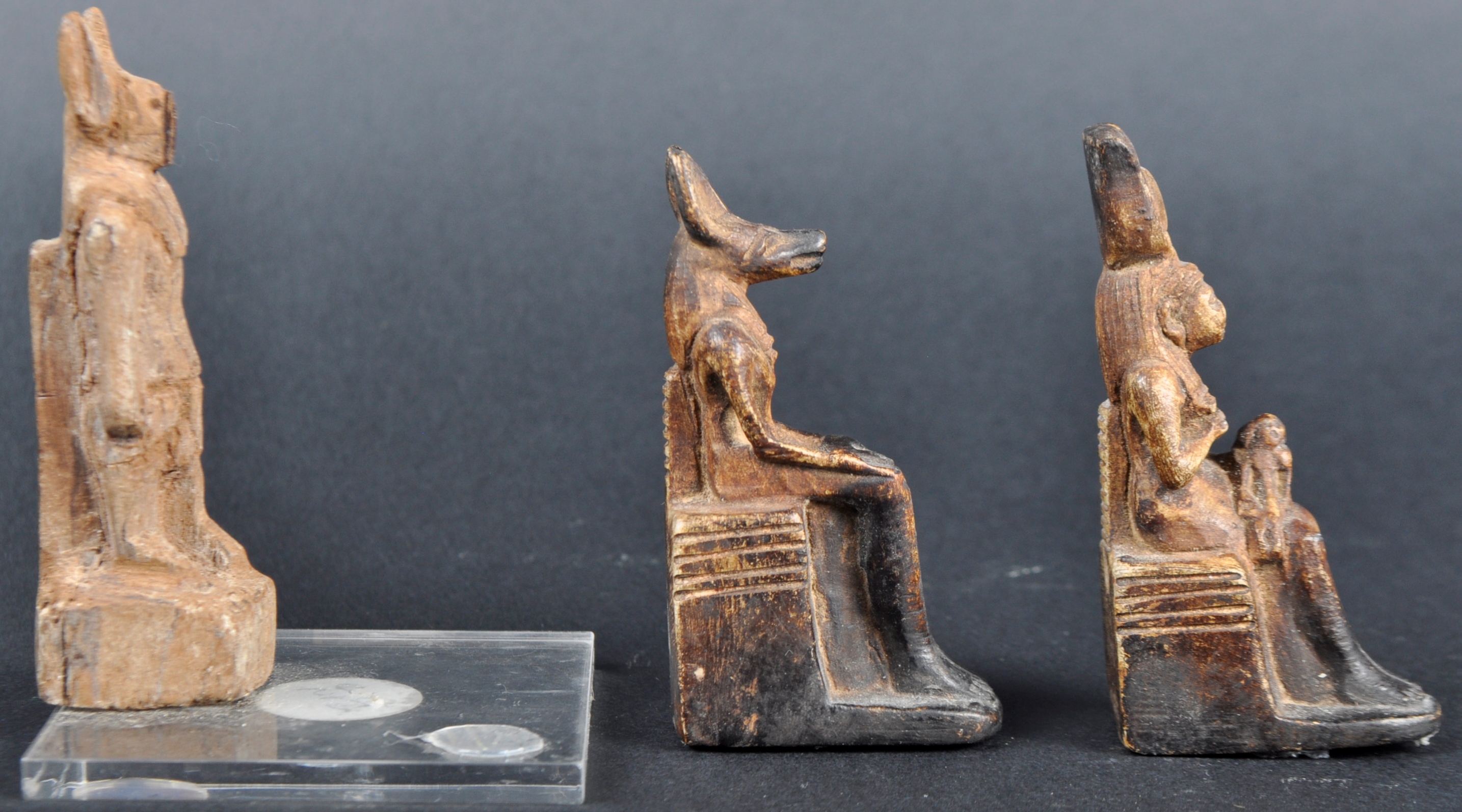 THREE EGYPTIAN GRAND TOUR FIGURINES - Image 2 of 7