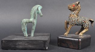 CIRCA 1900 CAMBODIAN & EGYPTIAN HORSES