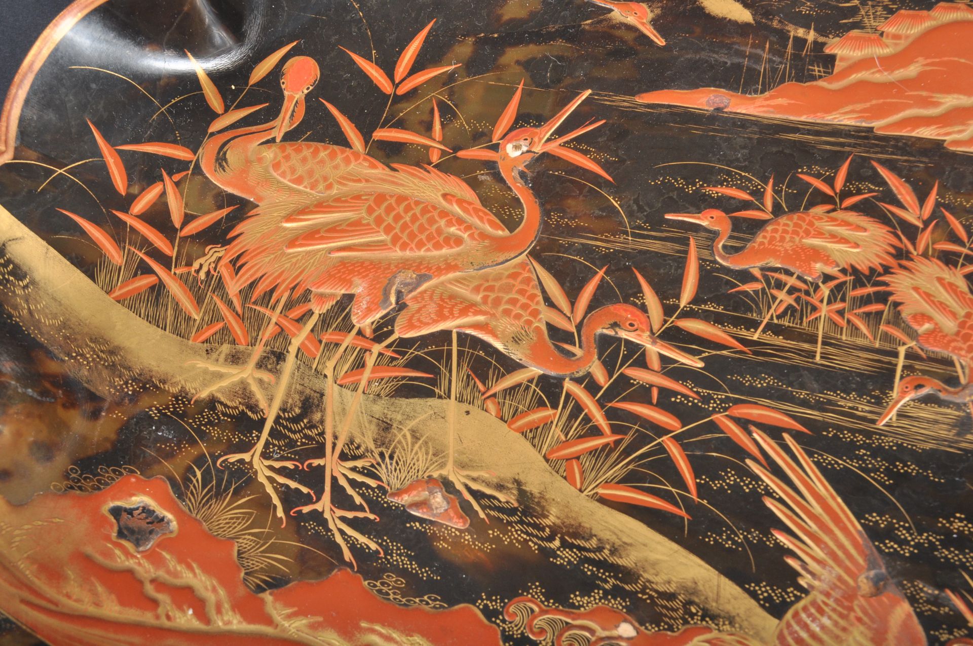 19TH CENTURY CHINESE TORTOISE SHELL CENTERPIECE CHARGER - Bild 4 aus 8