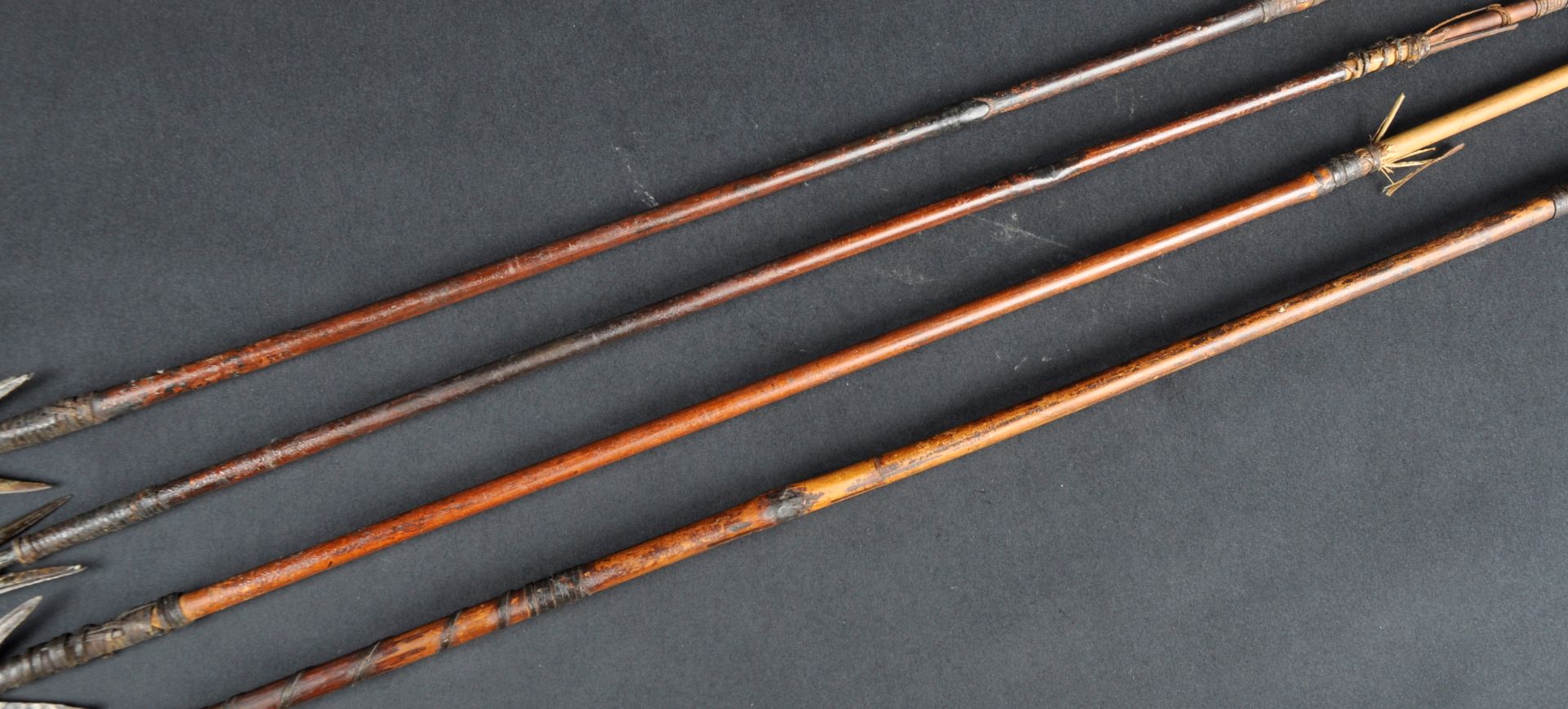 SET OF 19TH CENTURY INDIAN TIN ARROWS - Image 6 of 6