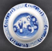 EARLY 18TH CENTURY KANGXI PERIOD PORCELAIN PLATE