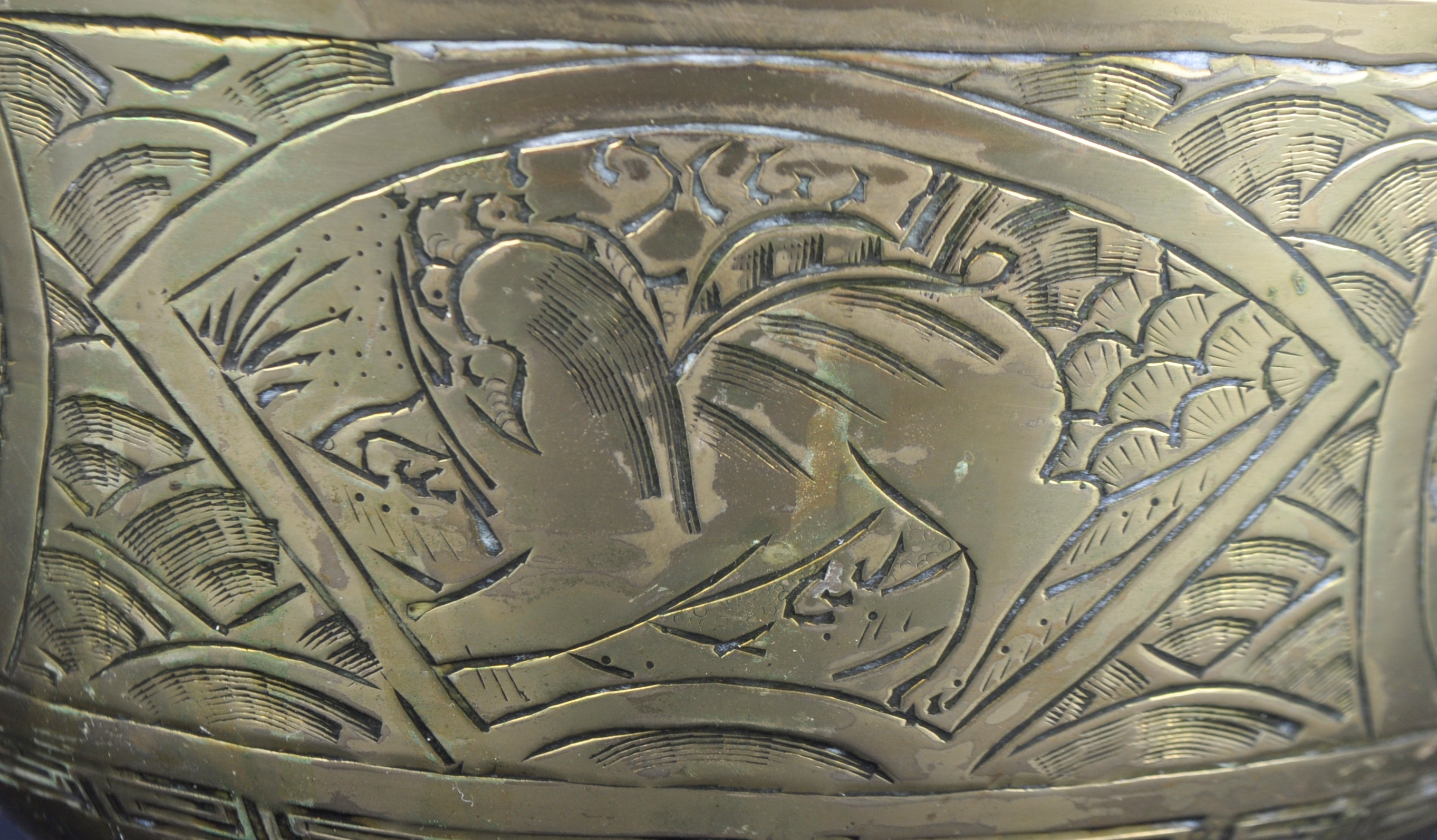 LARGE & HEAVY CHINESE BRONZE PRAYER BOWL - Image 5 of 7