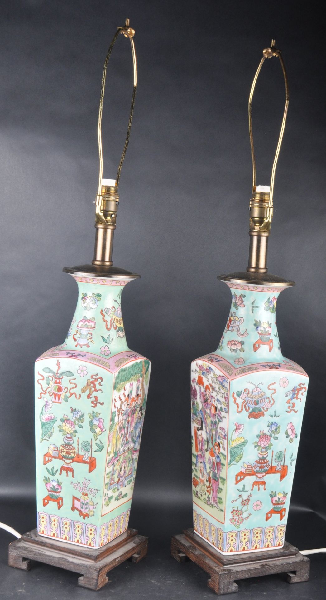 PAIR OF MAITLAND & SMITH CHINESE TABLE LAMPS - Image 3 of 7