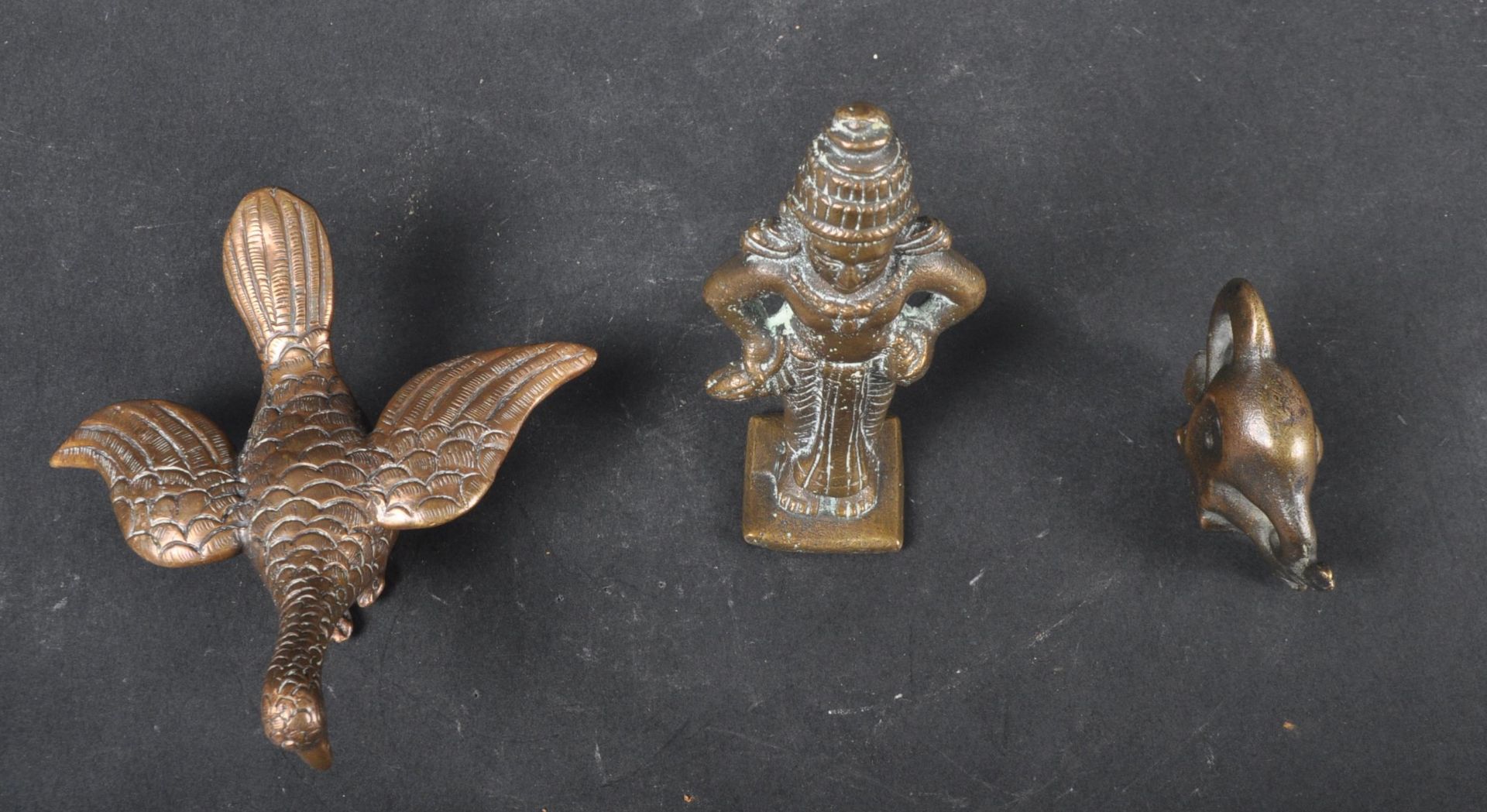 GROUP OF 19TH CENTURY BRONZE ITEMS - Image 5 of 8