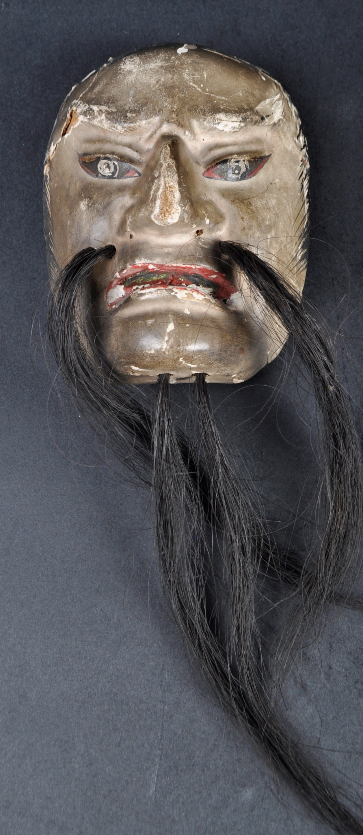SET OF FOUR 19TH CENTURY JAPANESE NOH THEATRE MASKS - Image 6 of 8