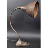 VINTAGE ART NOUVEAU INFLUENCED COPPER AND BRASS LAMP