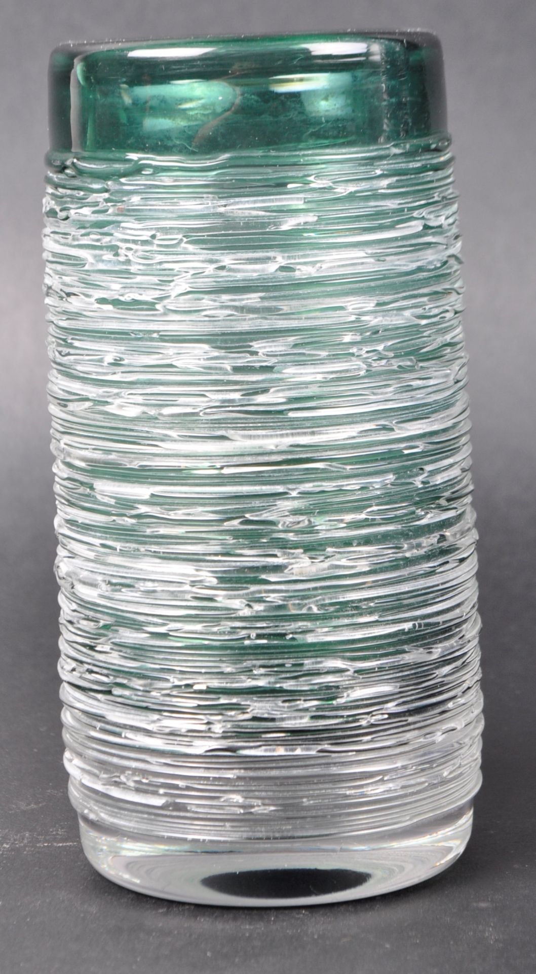 BENGT EDENFALK FOR SKRUF - A TRIO OF SPUN STUDIO ART GLASS VASES - Image 6 of 9