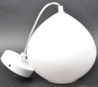 HABITAT - CONTEMPORARY MILK GLASS HANGING CEILING LIGHT