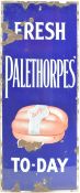 PALETHORPES - EARLY 20TH CENTURY ENAMEL ADVERTISING SIGN