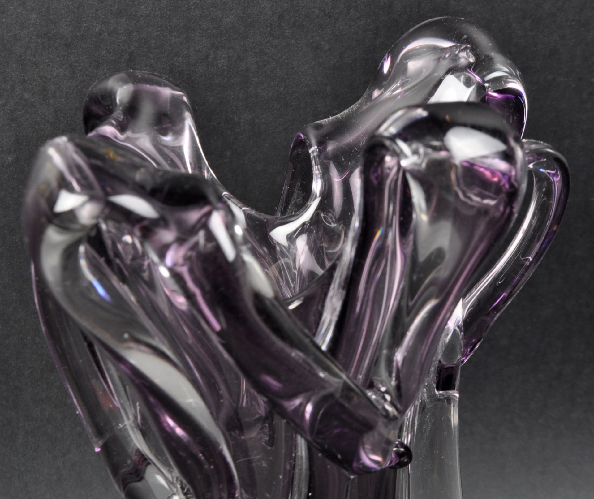 JOSEF HOSPODKA FOR CHRIBSKA UNION - STUDIO GLASS VASE - Image 4 of 6