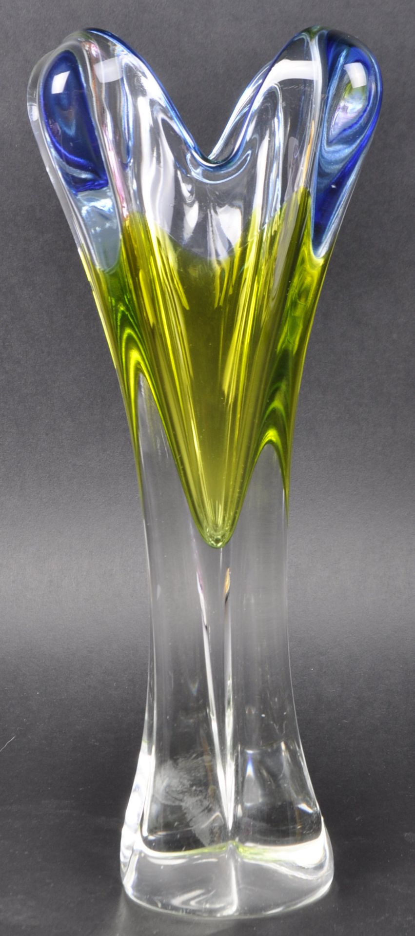 JOSEF HOSPODKA FOR CHRIBSKA SKLO UNION - STUDIO GLASS VASE