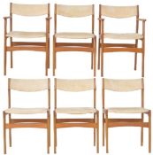 ERIC BUCH FOR ODDENSE - MATCHING SET OF DINING CHAIRS