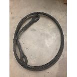 MILITARY INTEREST - LARGE & HEAVY SHERMAN TANK TOWING ROPE