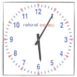 NATIONAL EXPRESS - CONTEMPORARY STATION CLOCK