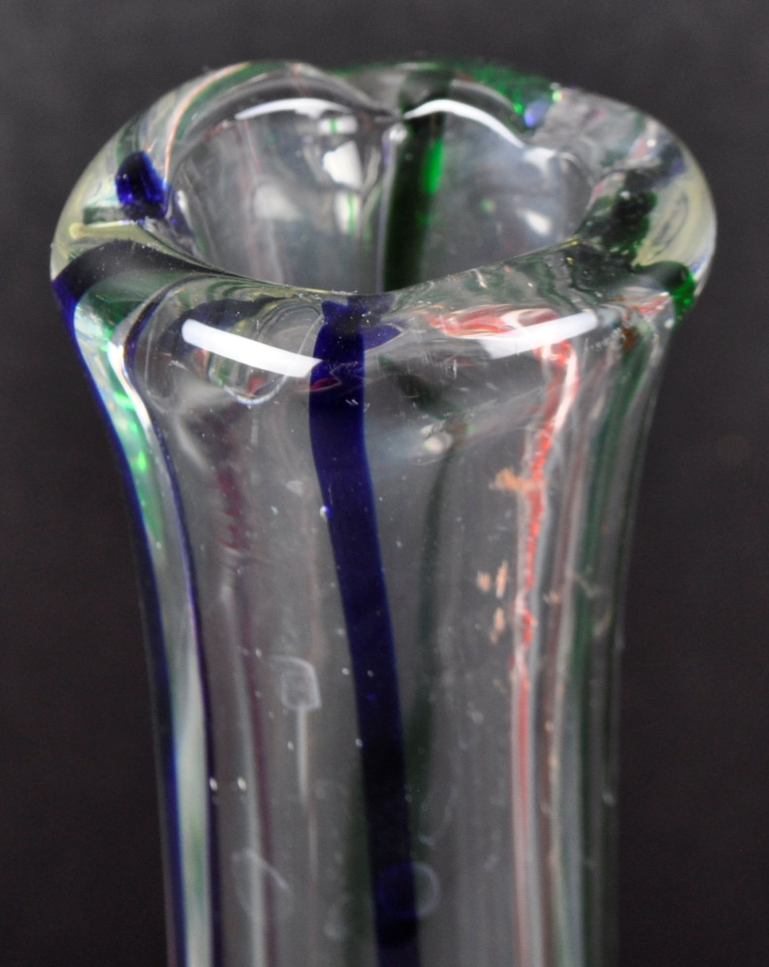 SELECTION OF FOUR MID CENTURY ITALIAN STUDIO ART GLASS VASE - Image 6 of 14