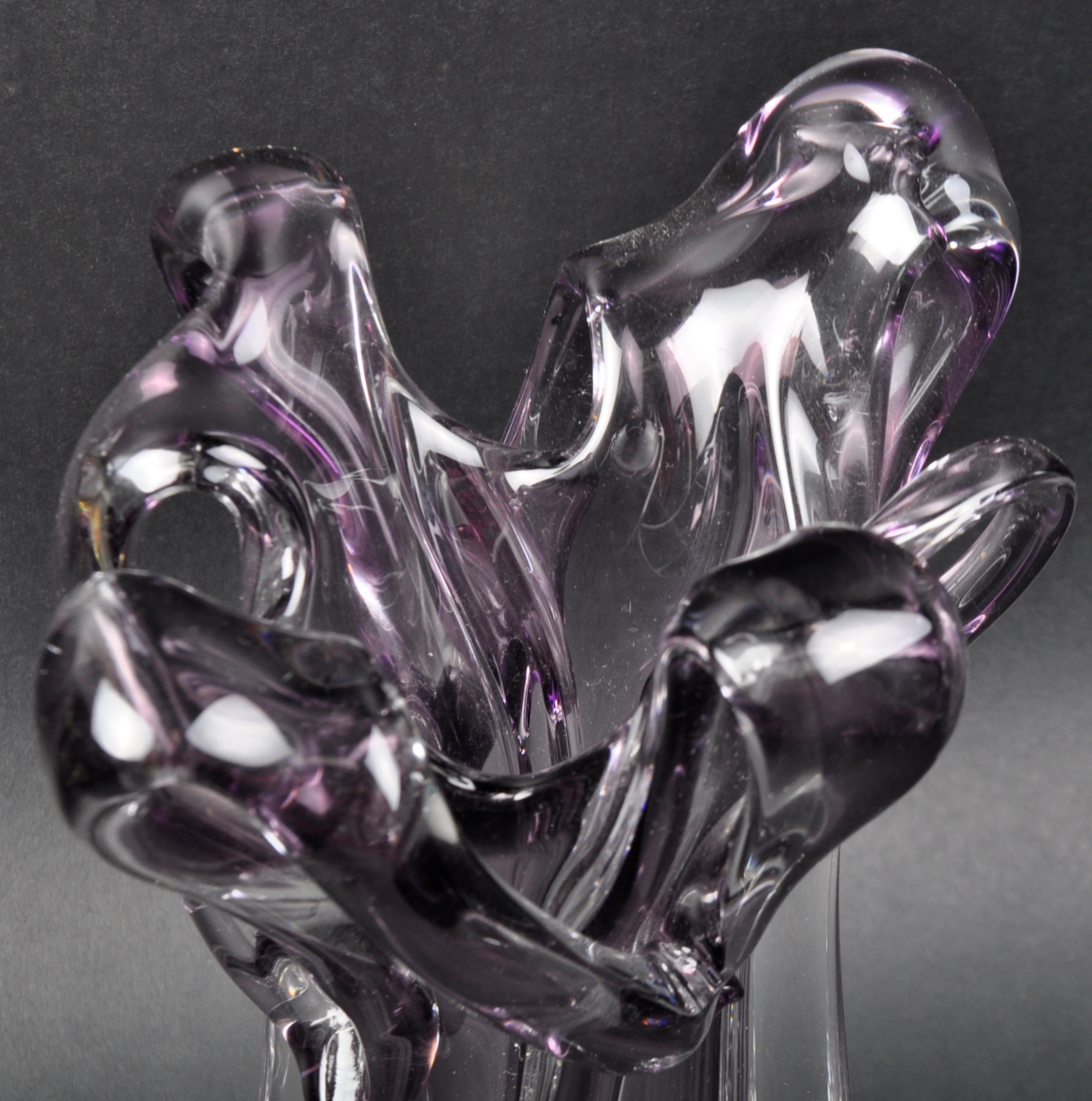 JOSEF HOSPODKA FOR CHRIBSKA UNION - STUDIO GLASS VASE - Image 3 of 6