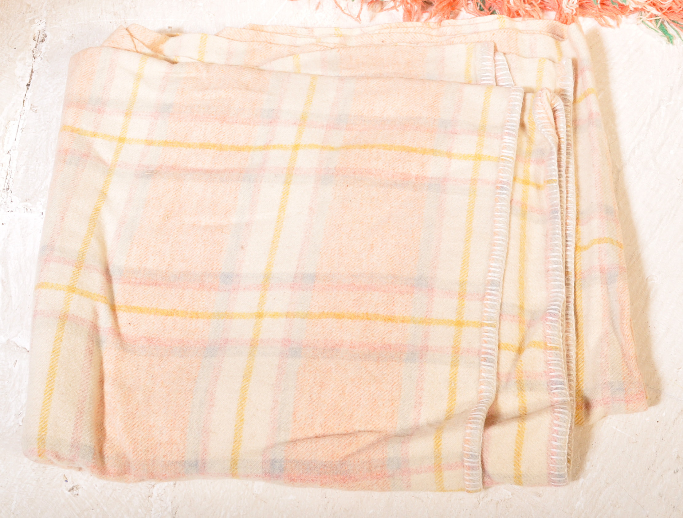 THREE LARGE 20TH CENTURY WOVEN WELSH BLANKETS - Image 2 of 4