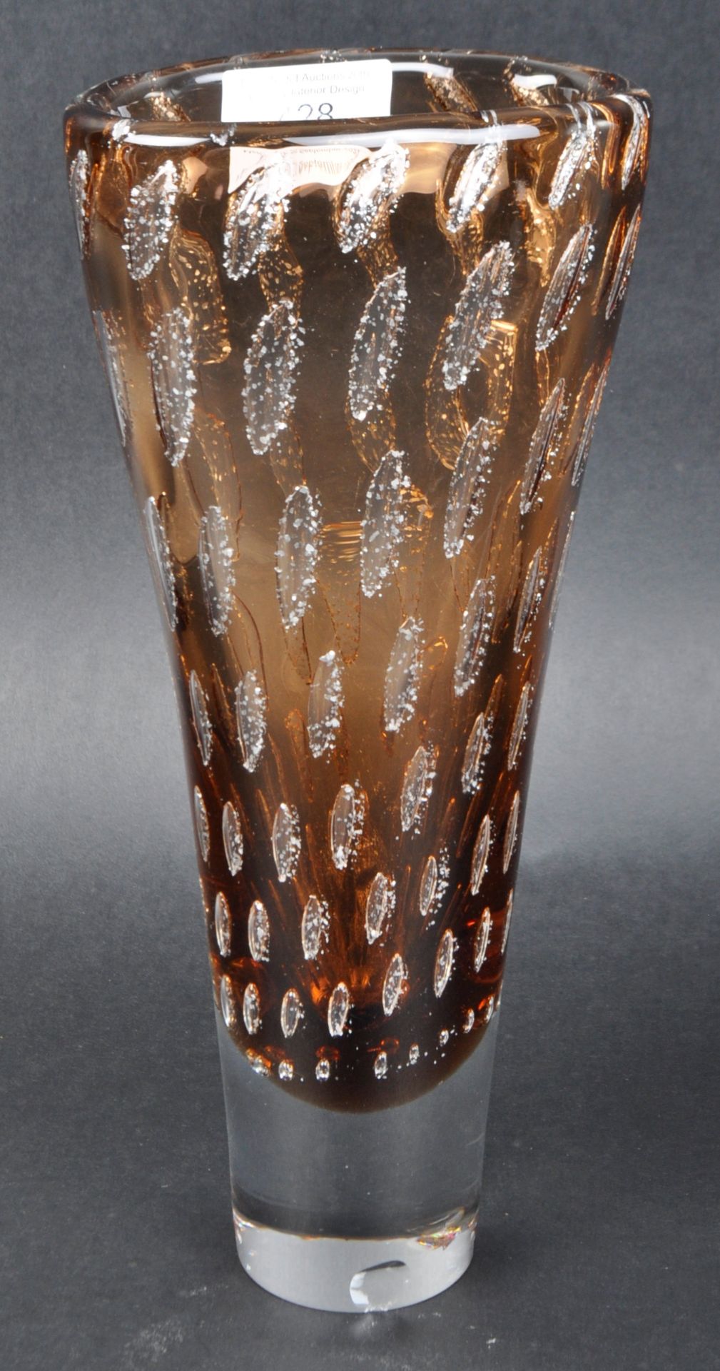 MILAN METELAK FOR HARRACHOV GLASSWORKS - 60s GLASS VASE - Image 2 of 6